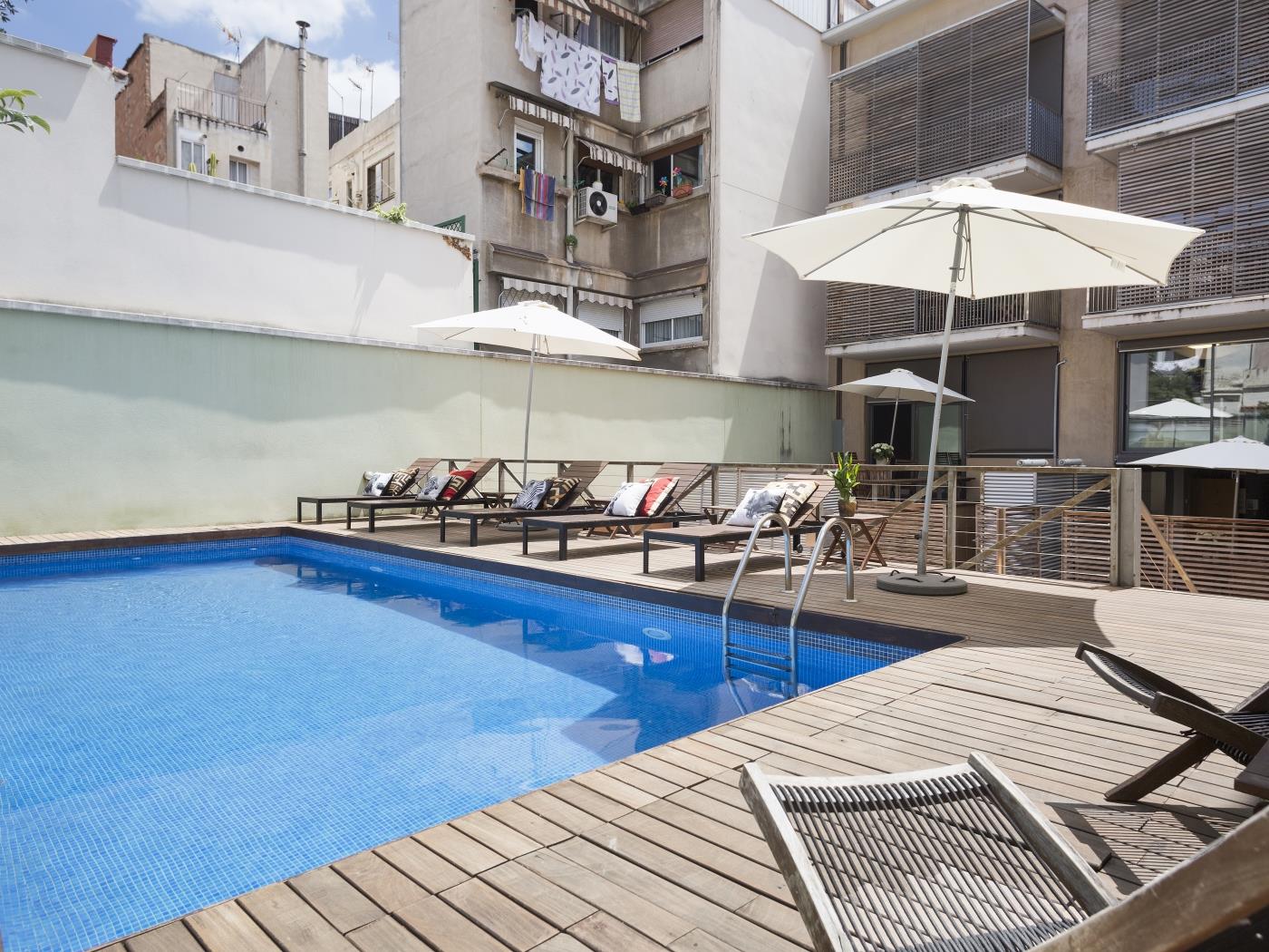 Gracia loft with privatve terrace and shared pool - My Space Barcelona Aпартаменты