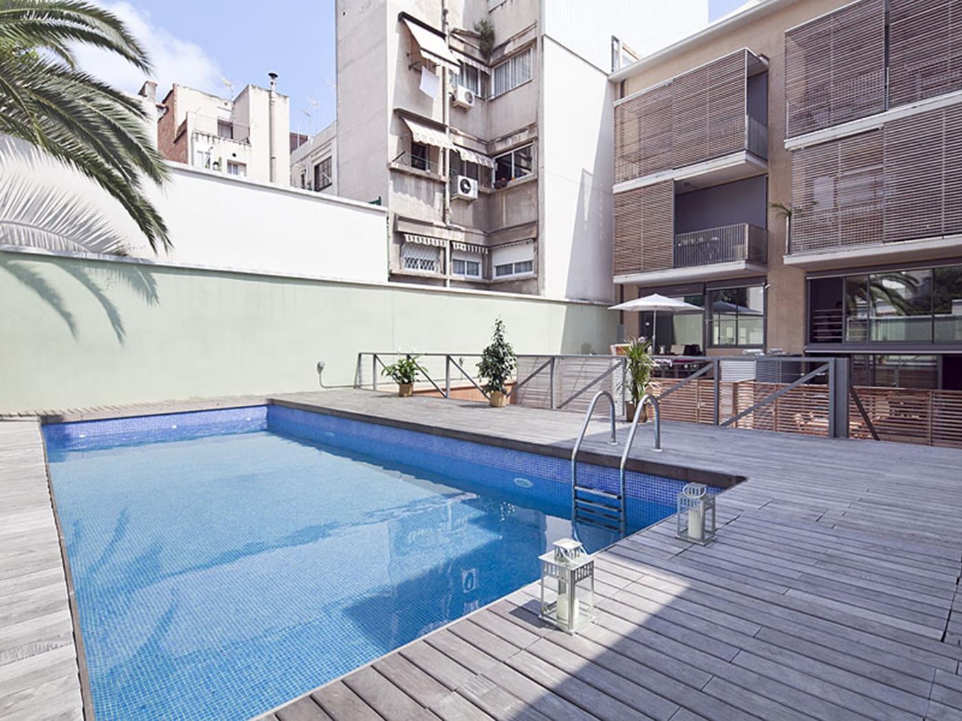 Private Terrace and Swimming Pool Apartment - My Space Barcelona Aпартаменты