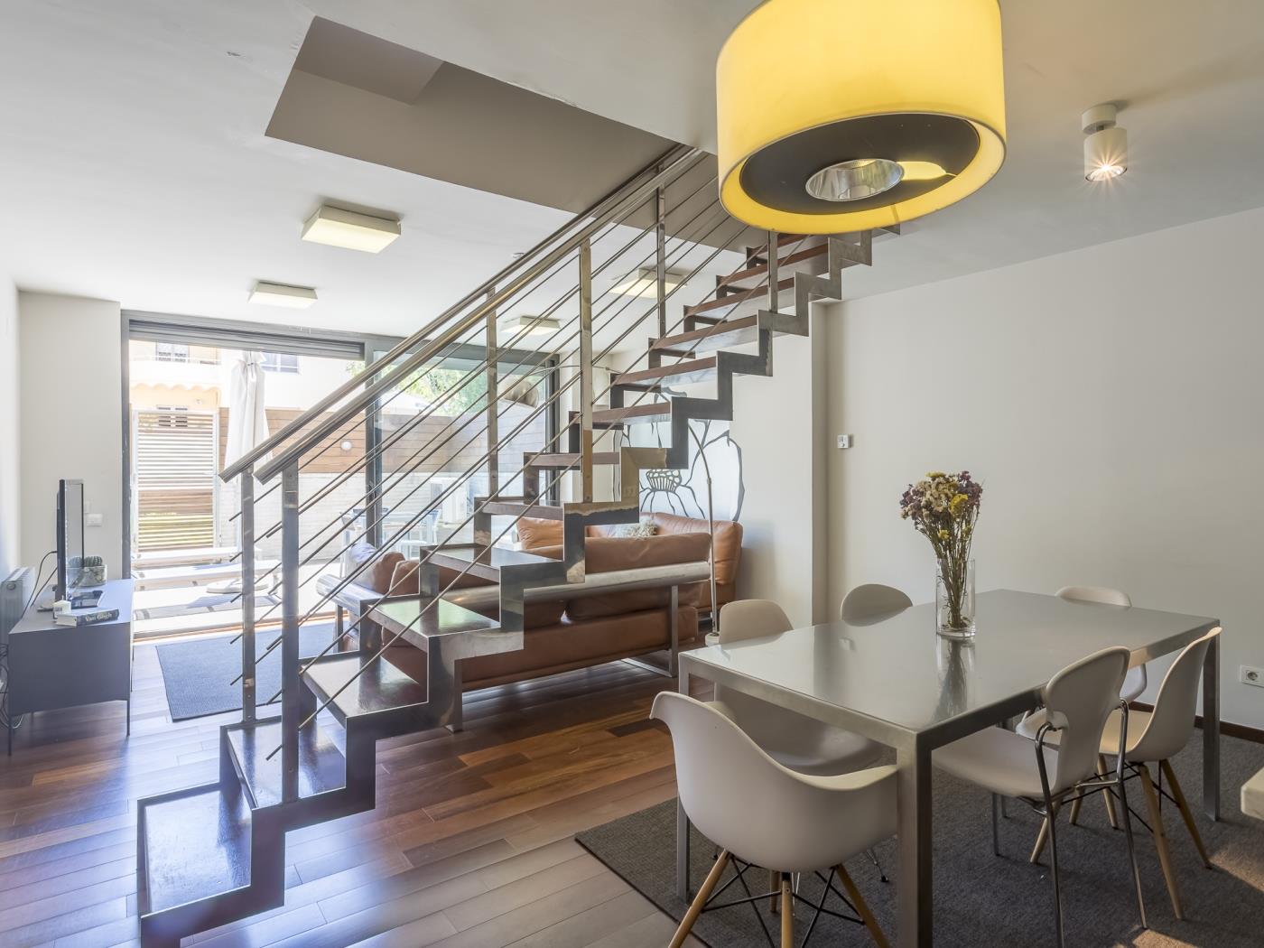 Apartment with Terrace and Pool near Park Güell - My Space Barcelona Aпартаменты