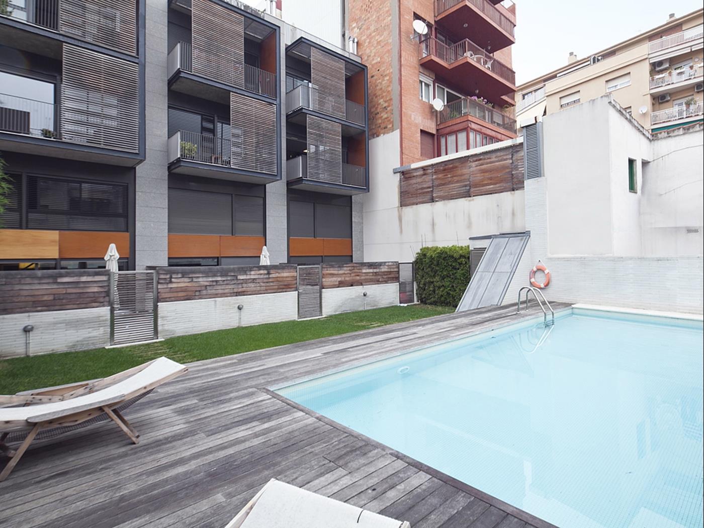 Penthouse in Gràcia for 8 with Terrace and Pool - My Space Barcelona Aпартаменты