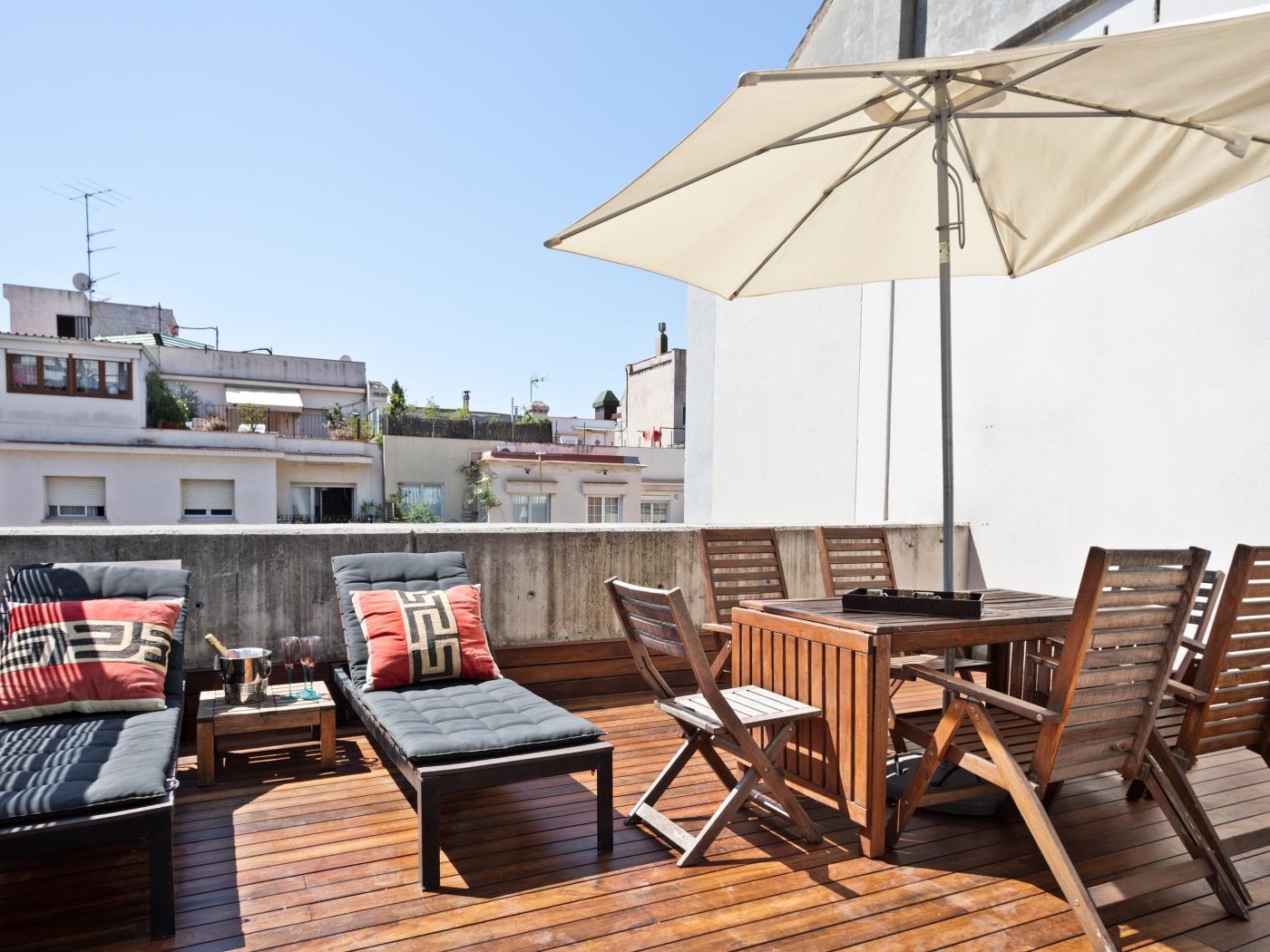 Представительские апартаменты с террасой и балконом в Sarrià - Sant Gervasi на 4 - My Space Barcelona Aпартаменты