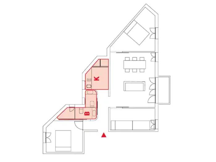 Комфортабельная 3-комнатная квартира в районе Саграда Фамилия. - My Space Barcelona Aпартаменты