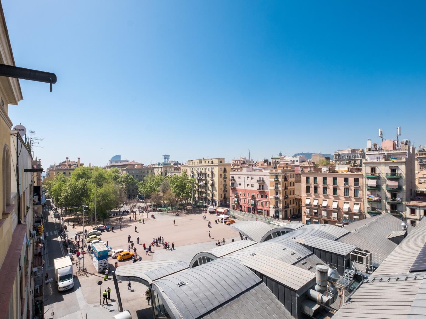 Светлая квартира с 2 спальнями в Барселонете - My Space Barcelona Aпартаменты