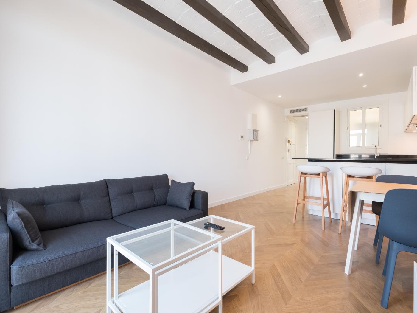 Светлая квартира с 2 спальнями в Барселонете - My Space Barcelona Aпартаменты